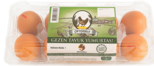 Üretim Metodu : 1 Serbest Gezen Tavuk Yumurtası Bitkisel Besleme ile Üretilmiştir.